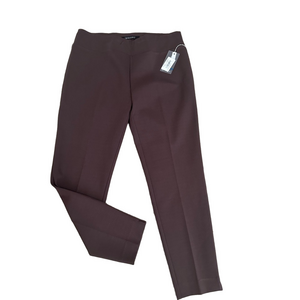 Insight Scuba Skinnies Dark Brown Ankle Pants NWT
